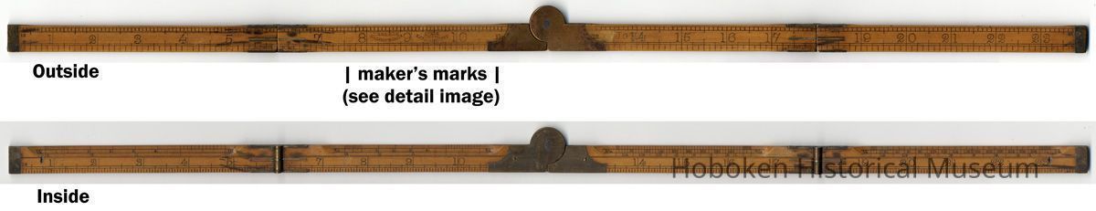 rule fully open, outside and inside