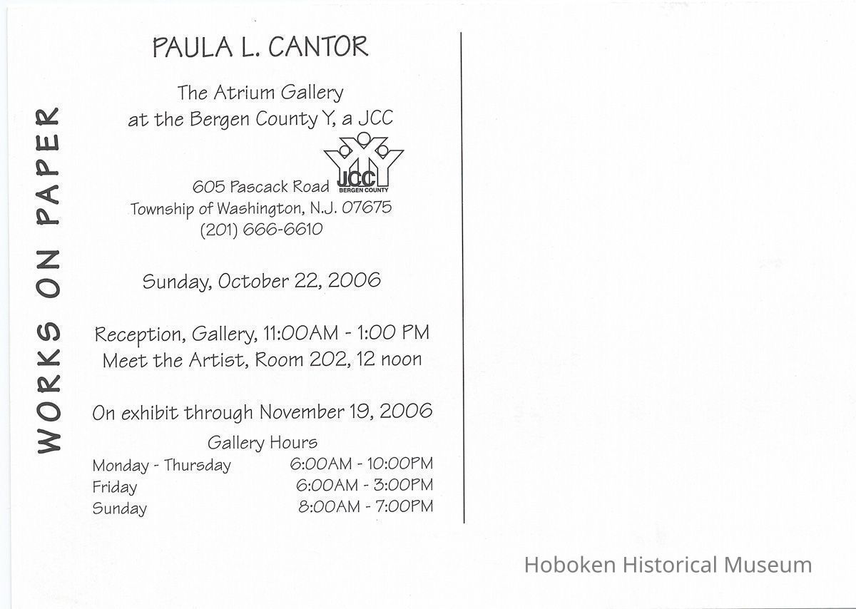 postcard back