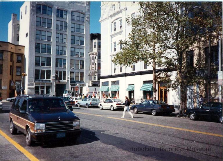 Color photo of the NJ Transit Train Festival, Hoboken 1989. picture number 1