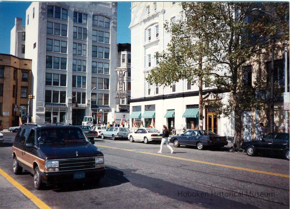 Color photo of the NJ Transit Train Festival, Hoboken 1989. picture number 1