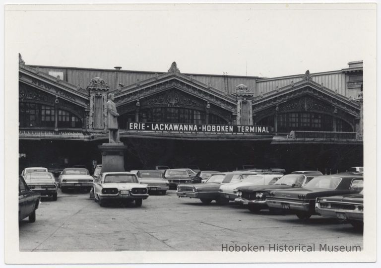 Erie-Lackawanna Hoboken Terminal; Sam Sloan statue