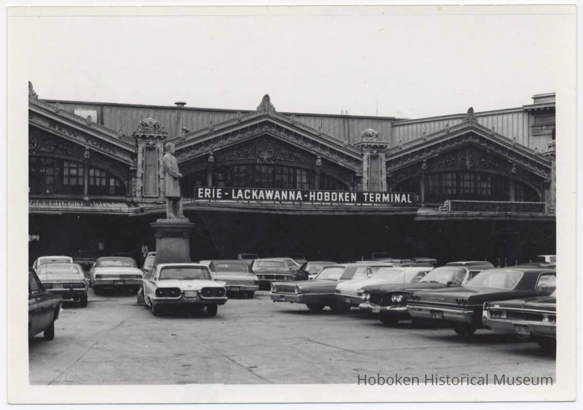 Erie-Lackawanna Hoboken Terminal; Sam Sloan statue