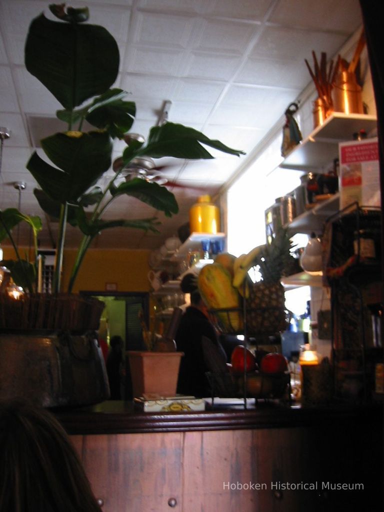 Digital copy of color photo inside the entry of Zafra Kitchen, 301 Willow Ave., Hoboken, Oct. 18, 2003. picture number 1