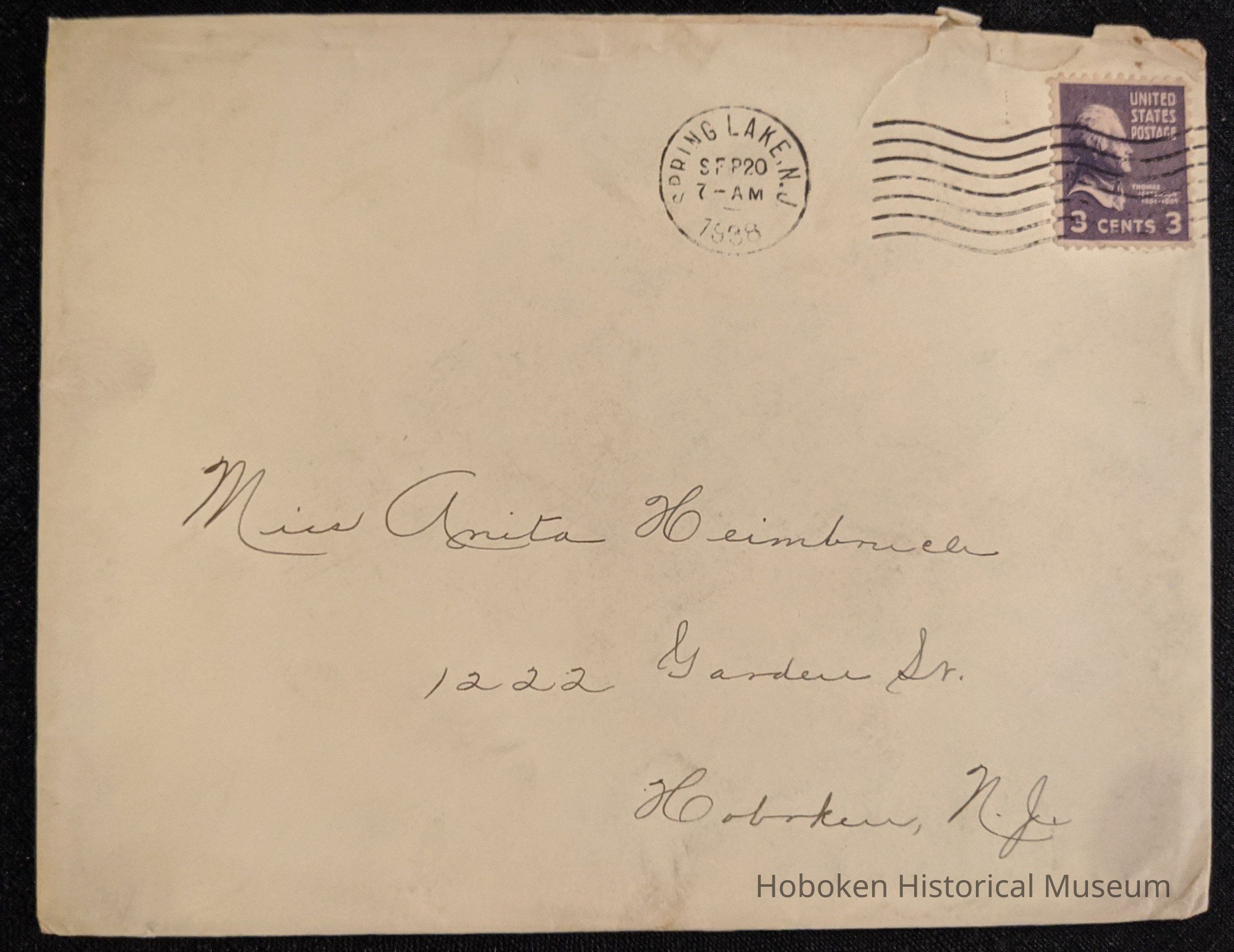 Wedding Invitations to Anita Heimbruch from the Duffy family, 1938 picture number 1