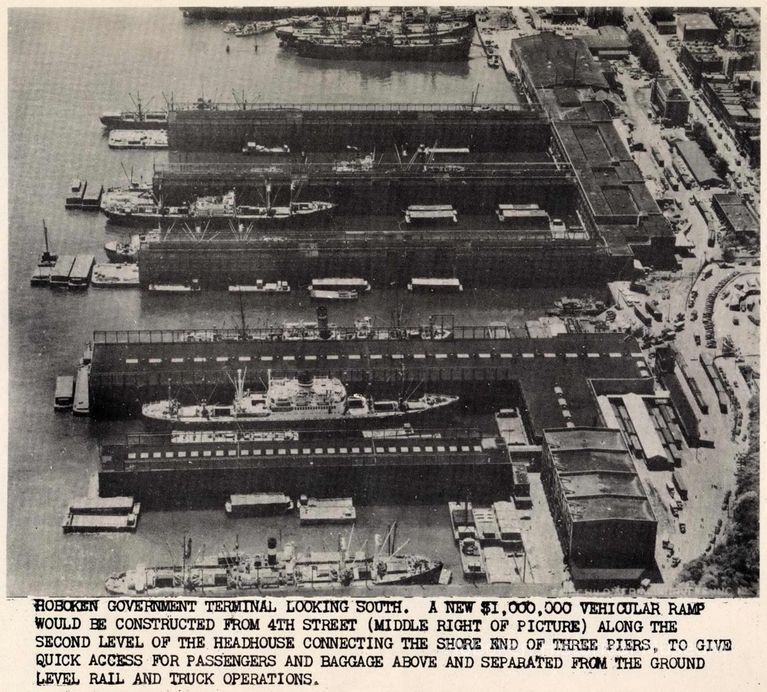 Hoboken Government Terminal aerial view