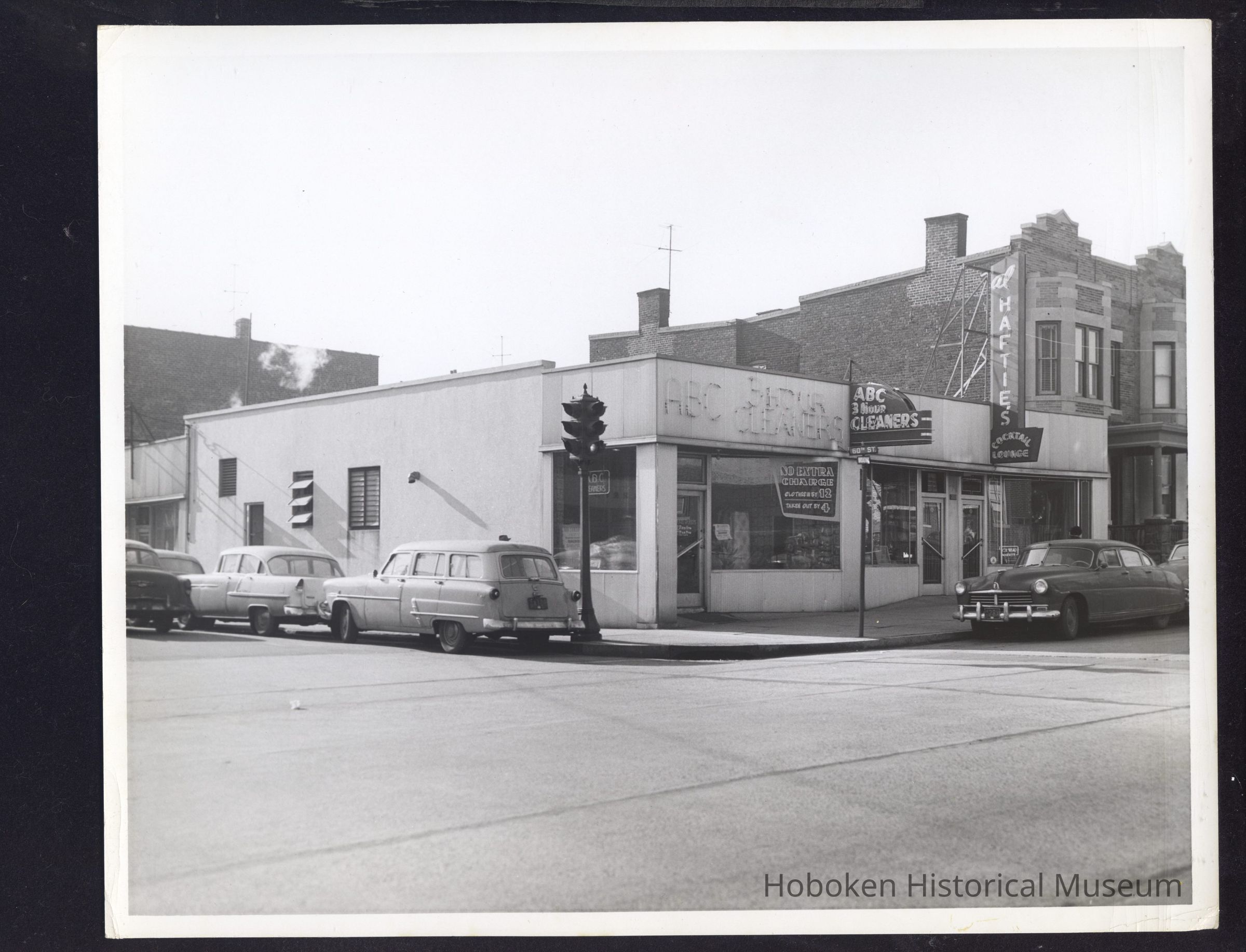 B&W photo of commercial building at 201-203 60th Street, West New York. picture number 1