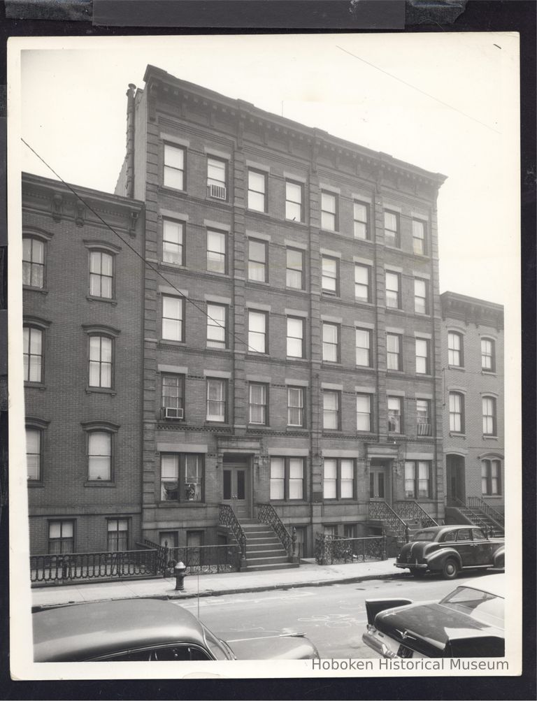 B+W Photo of 913/15 Garden St., Hoboken, NJ. Not dated picture number 1