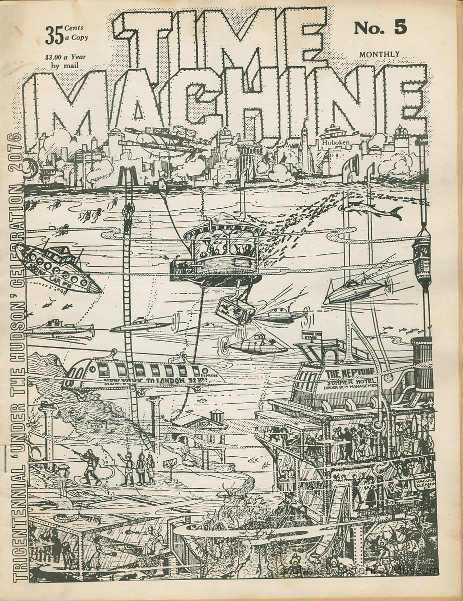 Time Machine Magazine No. 5; front cover