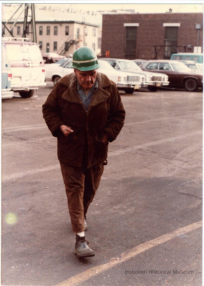 Digital scan of color photo of Bethlehem Steel Hoboken Shipyard, Hoboken, no date, circa 1970-1980. picture number 1