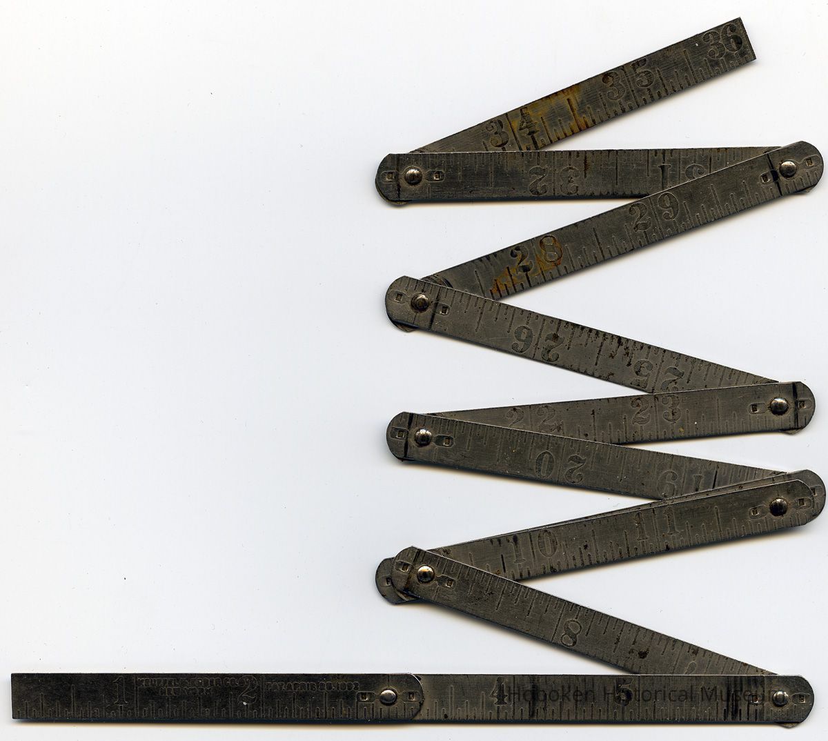 K&E folding pocket rule, steel