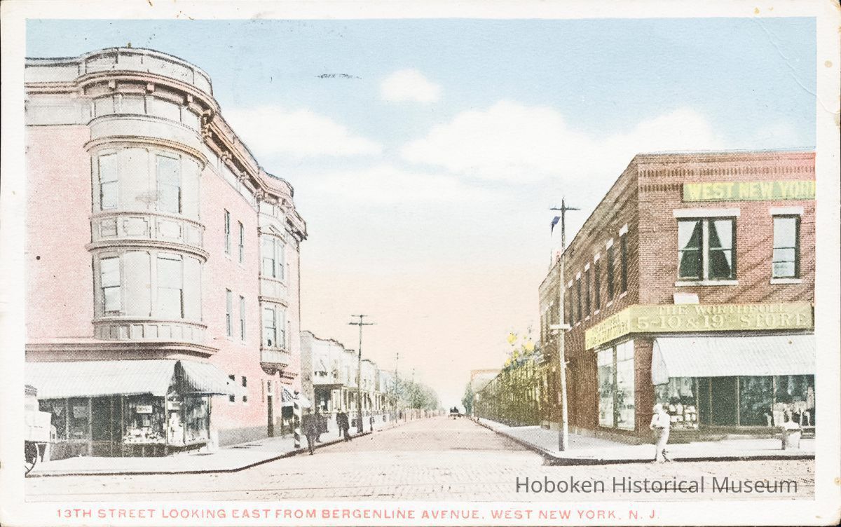 Postcard: 13 Street, West Hoboken, NJ picture number 1