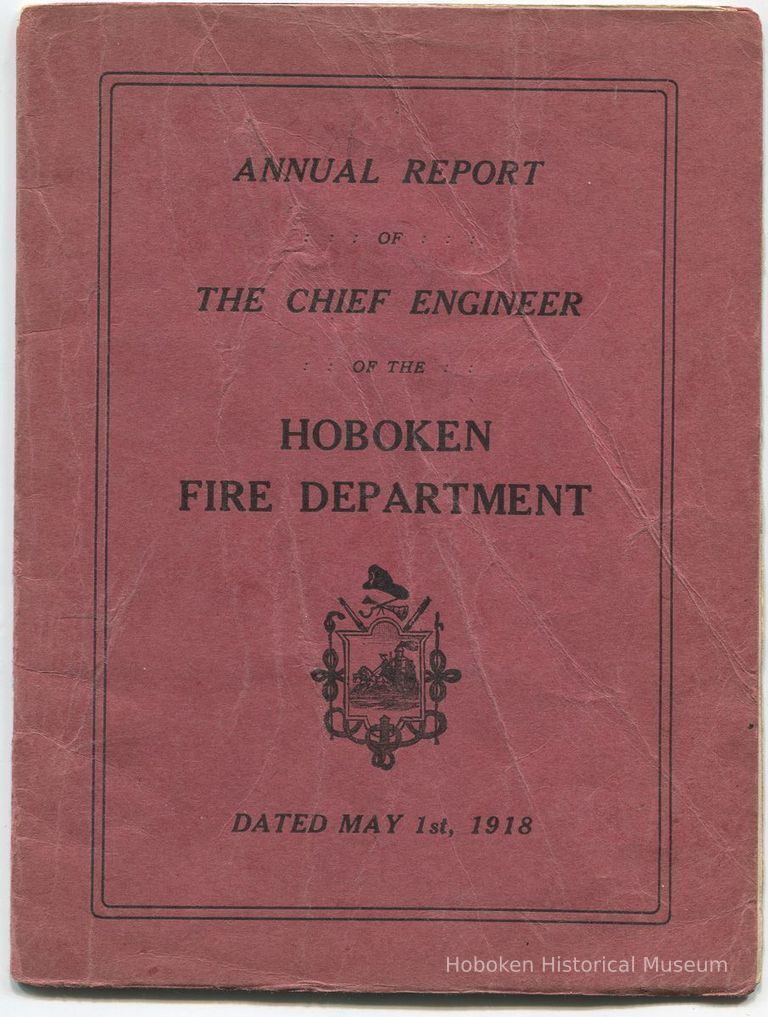 Fire_dept_annual_report_1918 Front Cover