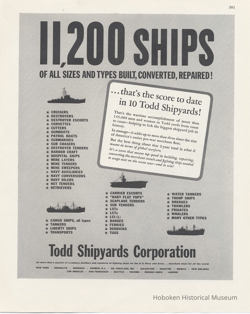 Todd Shipyards, Fortune magazine, April 1944