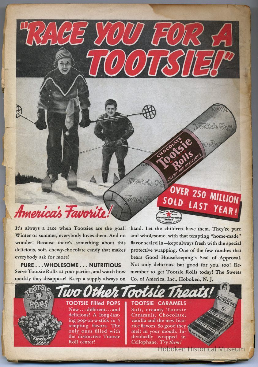 Tootsie Roll ad, back cover