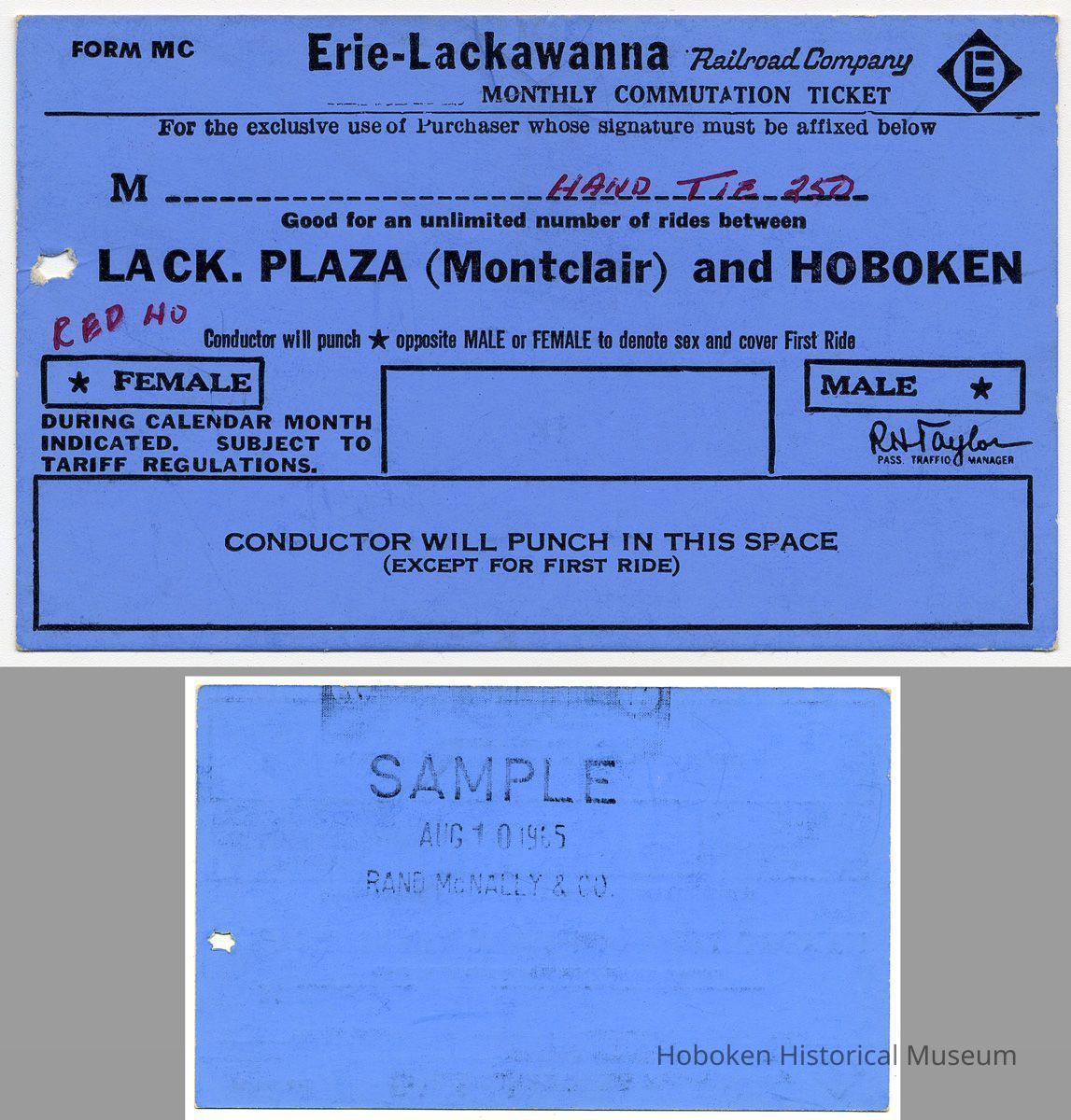 front and back (actual size)