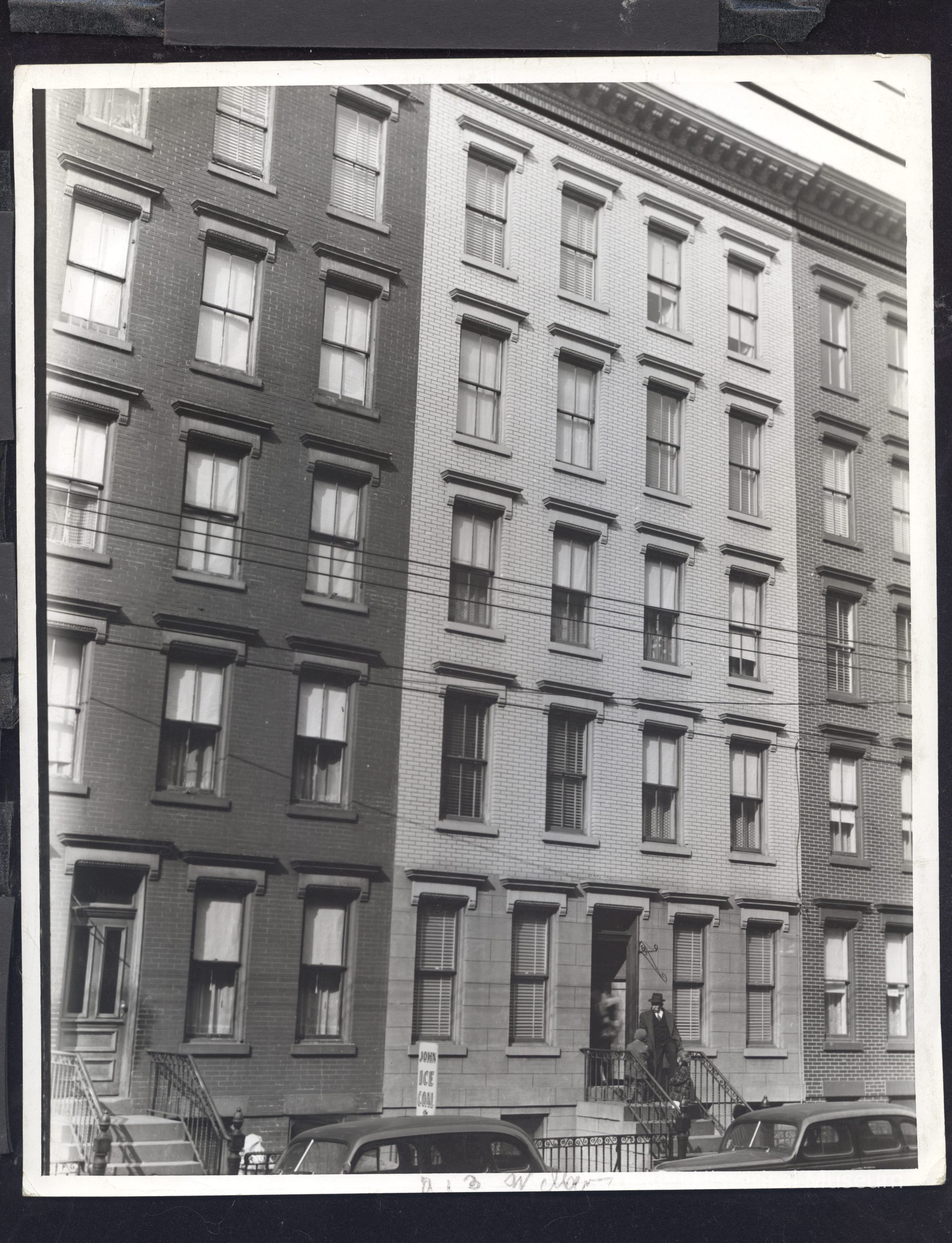 B&W photo of apartment building at 808 Willow Avenue, Hoboken picture number 1