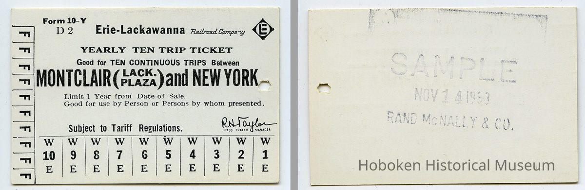 front and back, November 14, 1963