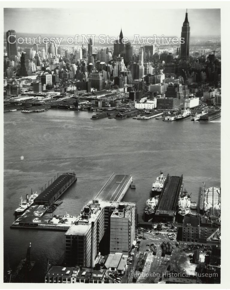 image Lipton Tea building aerial, July 20, 1951; Copyright: NJ State Archives