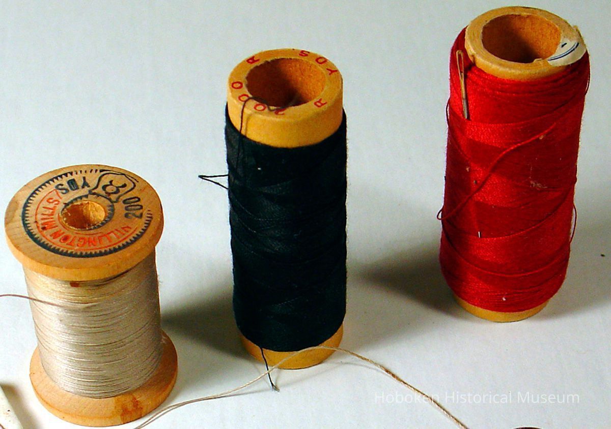 Three spools of thread belonging to Dominic Pescatore of Hoboken, no date, ca. 1910-1920. picture number 1