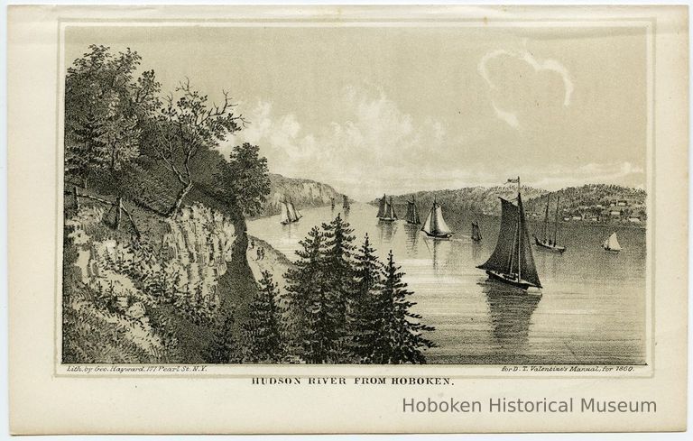 Print: Hudson River From Hoboken