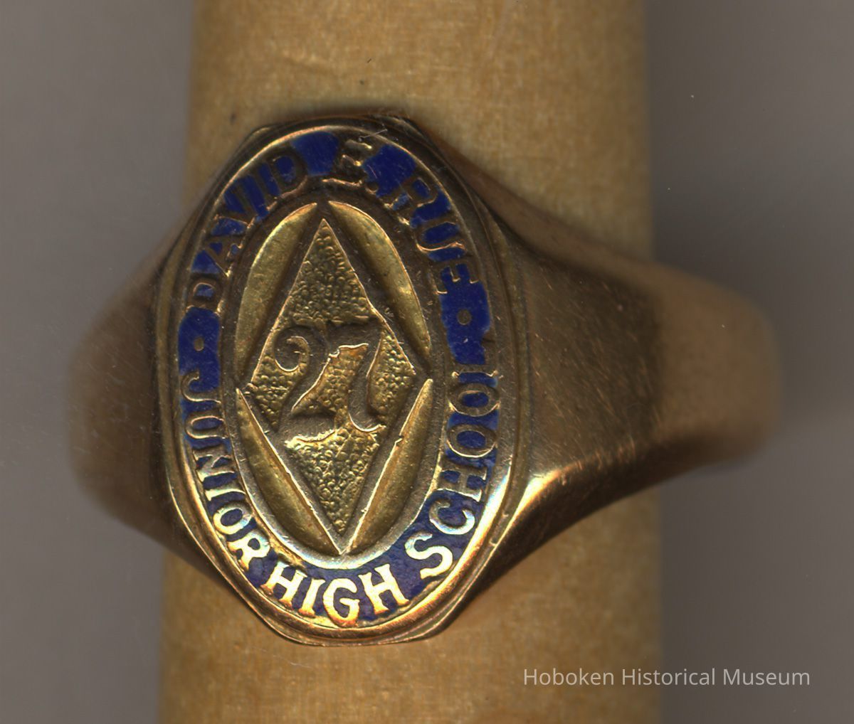Ring, David E. Rue Junior High School, Class of 1927, Hoboken, 1927. picture number 1