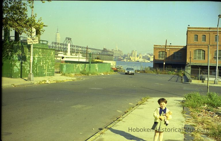 Patricia Samperi on Fourth St. near River St., Hoboken