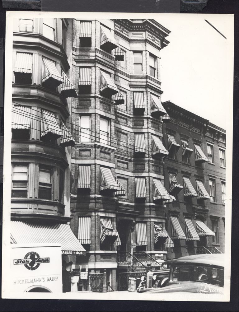 B+W photo of 906 Willow Ave., Hoboken, NJ. Not dated. picture number 1