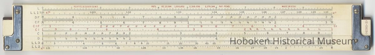 side 1 with company name, model no. and patent numbers