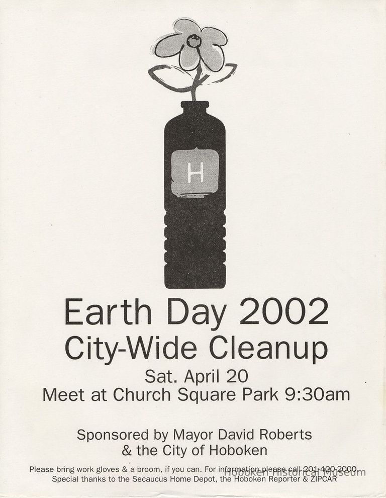 Handbill: Earth Day 2002. City-Wide Cleanup. Sat. April 20. picture number 1