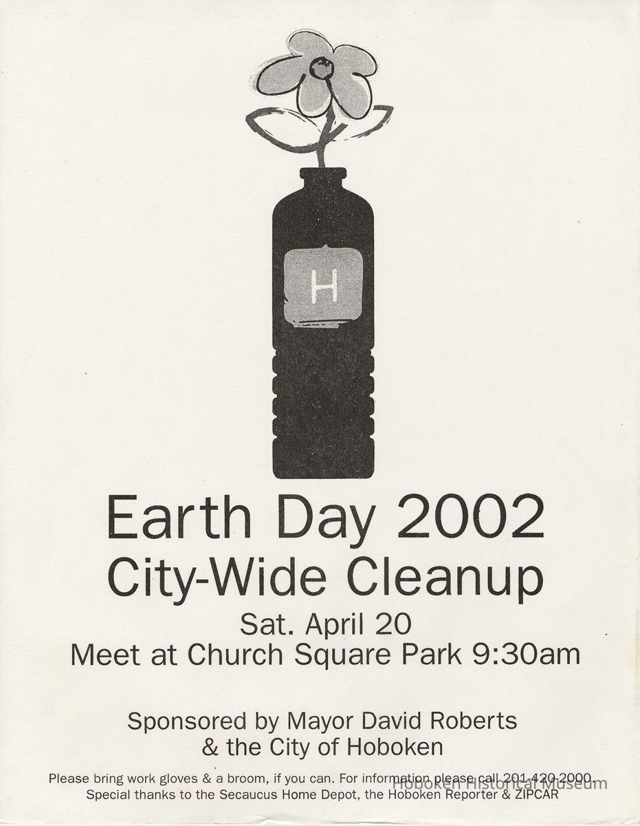 Handbill: Earth Day 2002. City-Wide Cleanup. Sat. April 20. picture number 1