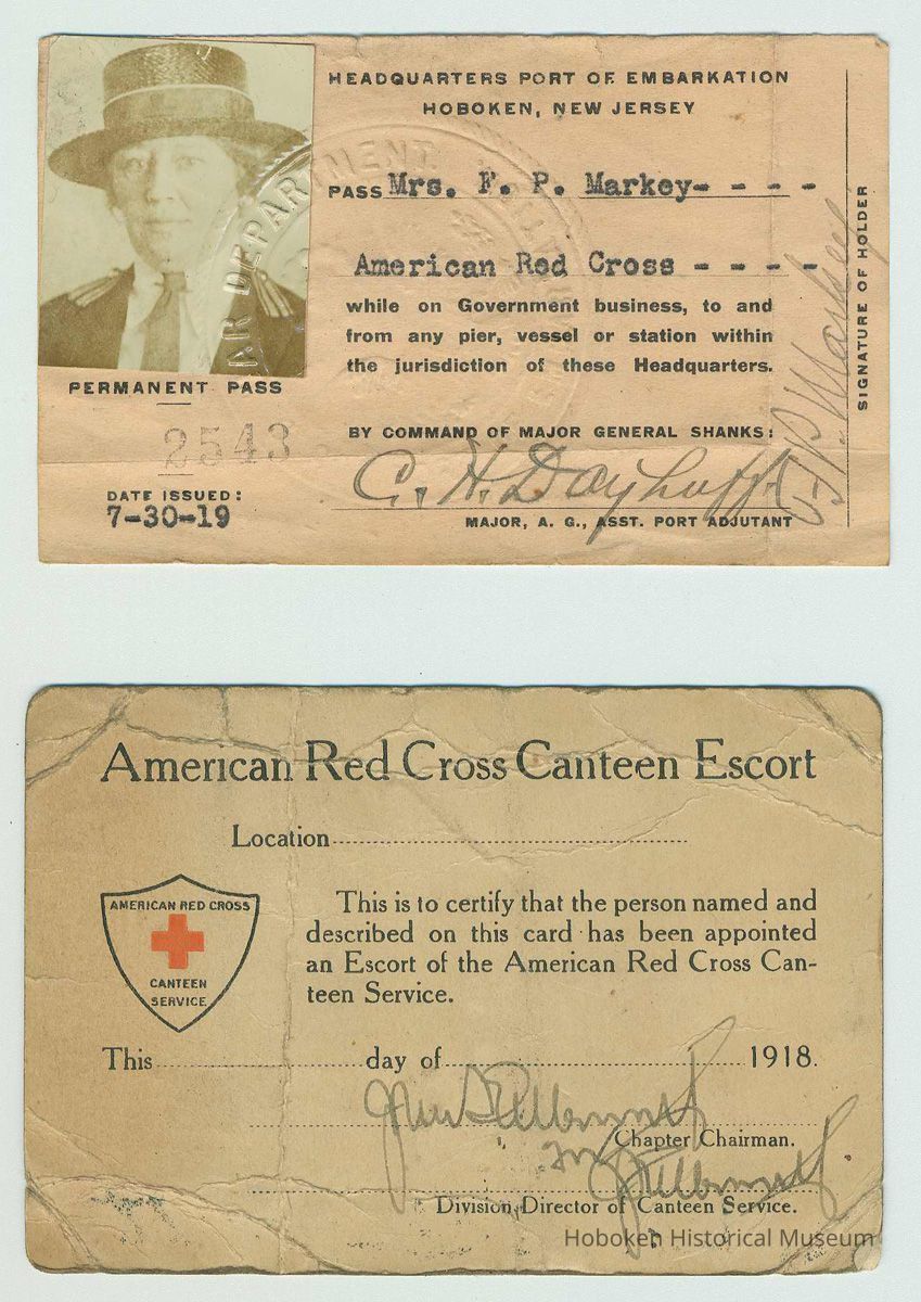 front of both cards