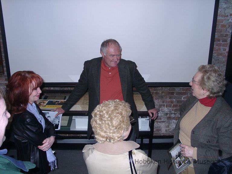 Tom Hanley at Hoboken Historical Museum.