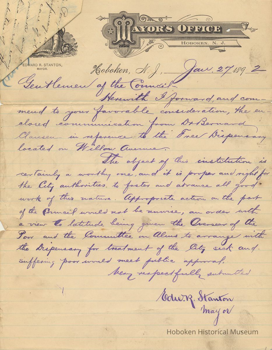 document 1: Mayor's letter