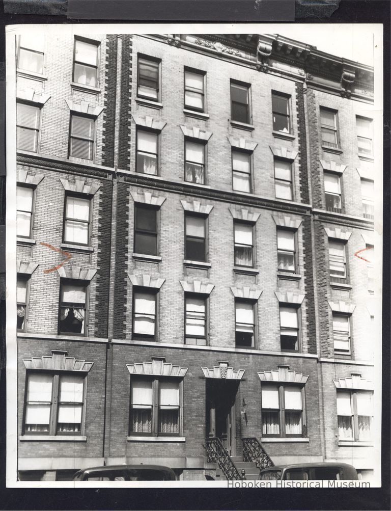 B+W Photo of 1122 Hudson St., Hoboken, NJ. Not dated picture number 1