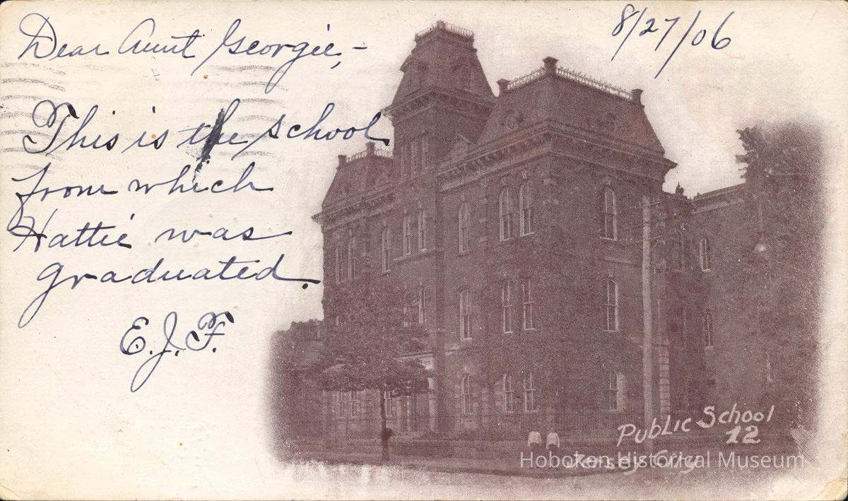 Postcard: Public School 12, Jersey City, NJ picture number 1