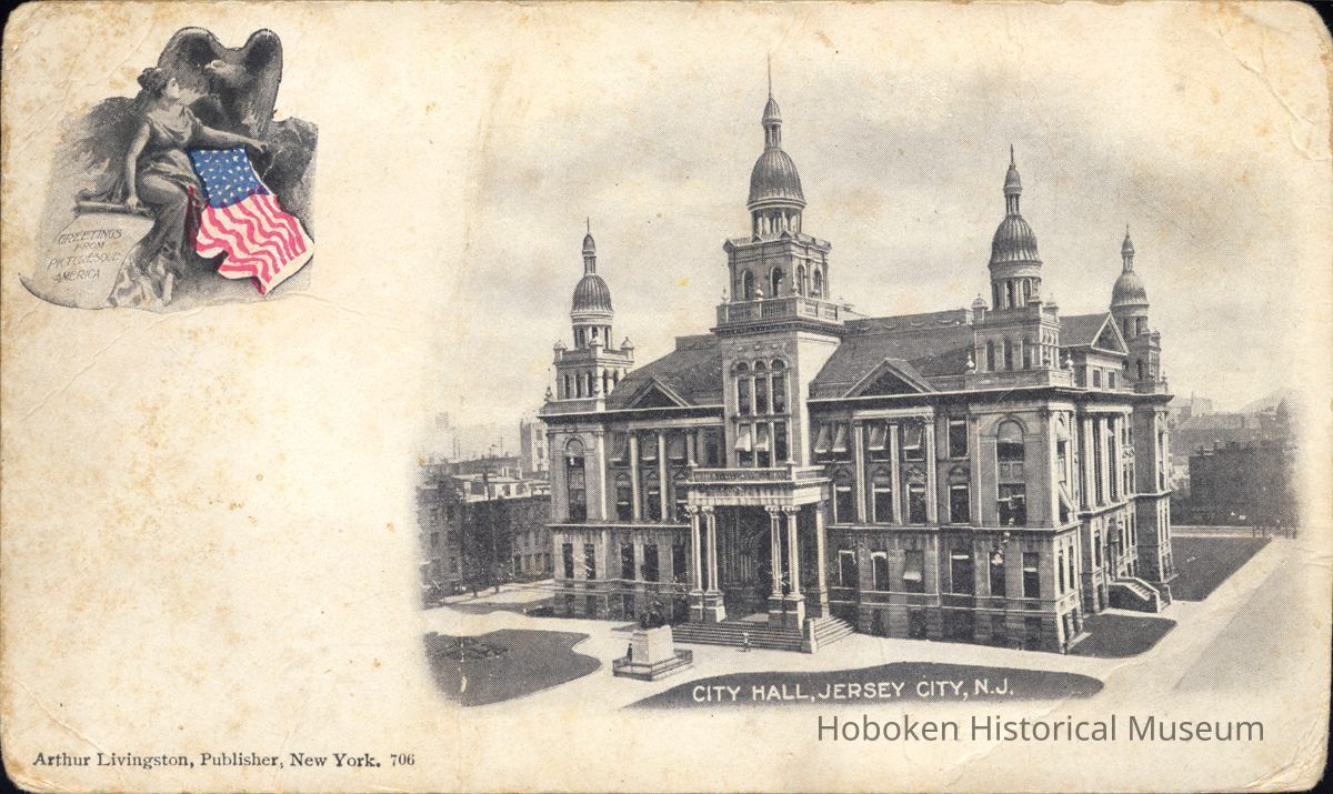 Postcard: City Hall, Jersey City, NJ picture number 1
