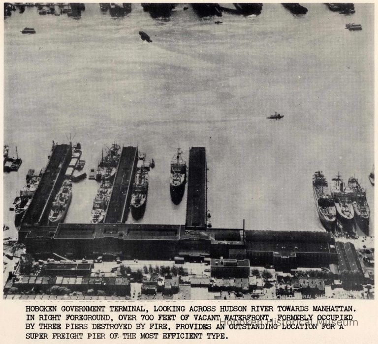 Hoboken Government Terminal aerial view