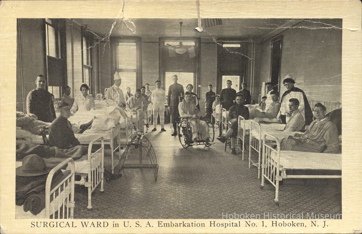 Postcard: USA Embarkation Hospital, Hoboken, NJ picture number 1