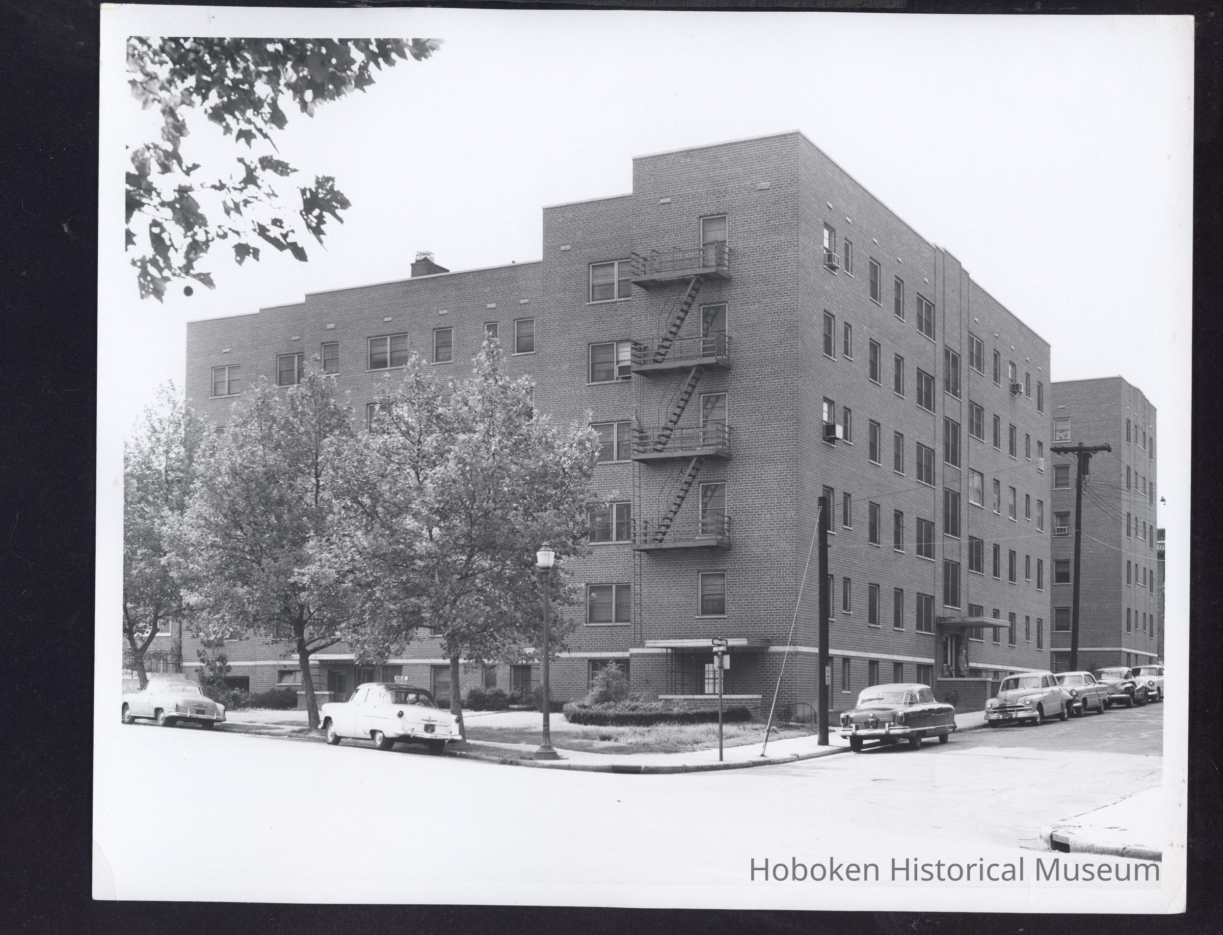 B&W photo of apartment complex at 1-9 62nd Street, West New York. picture number 1