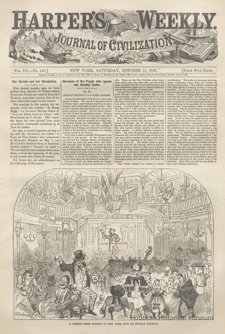 Harper's Weekly front cover, pg [657]