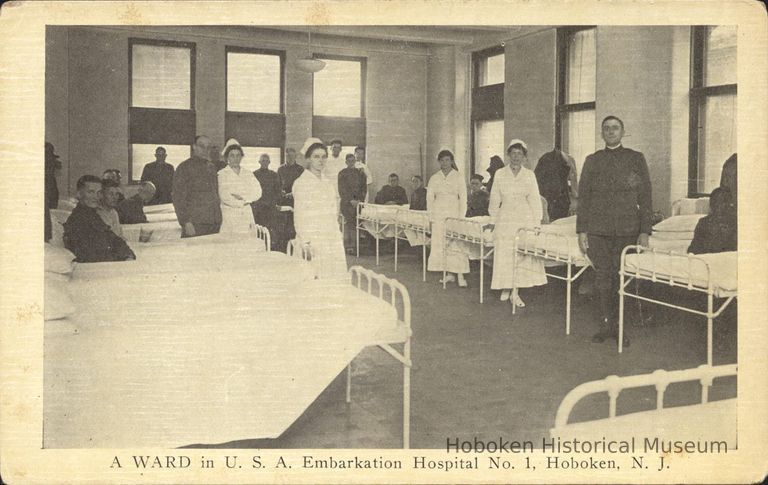 Postcard: USA Embarkation Hospital, Hoboken, NJ picture number 1