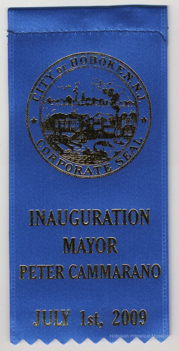 Ribbon badge: Inauguration Mayor Peter Cammarano