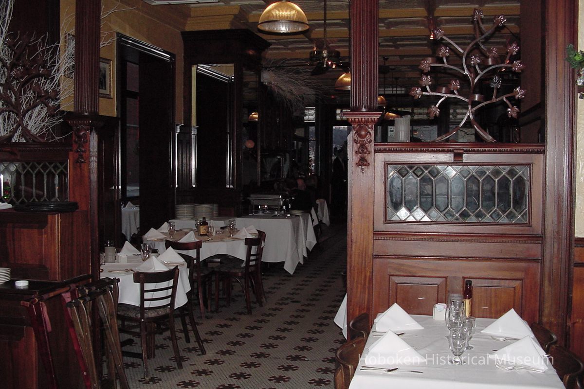 interior of a restaurant where On the Waterfront was filmed