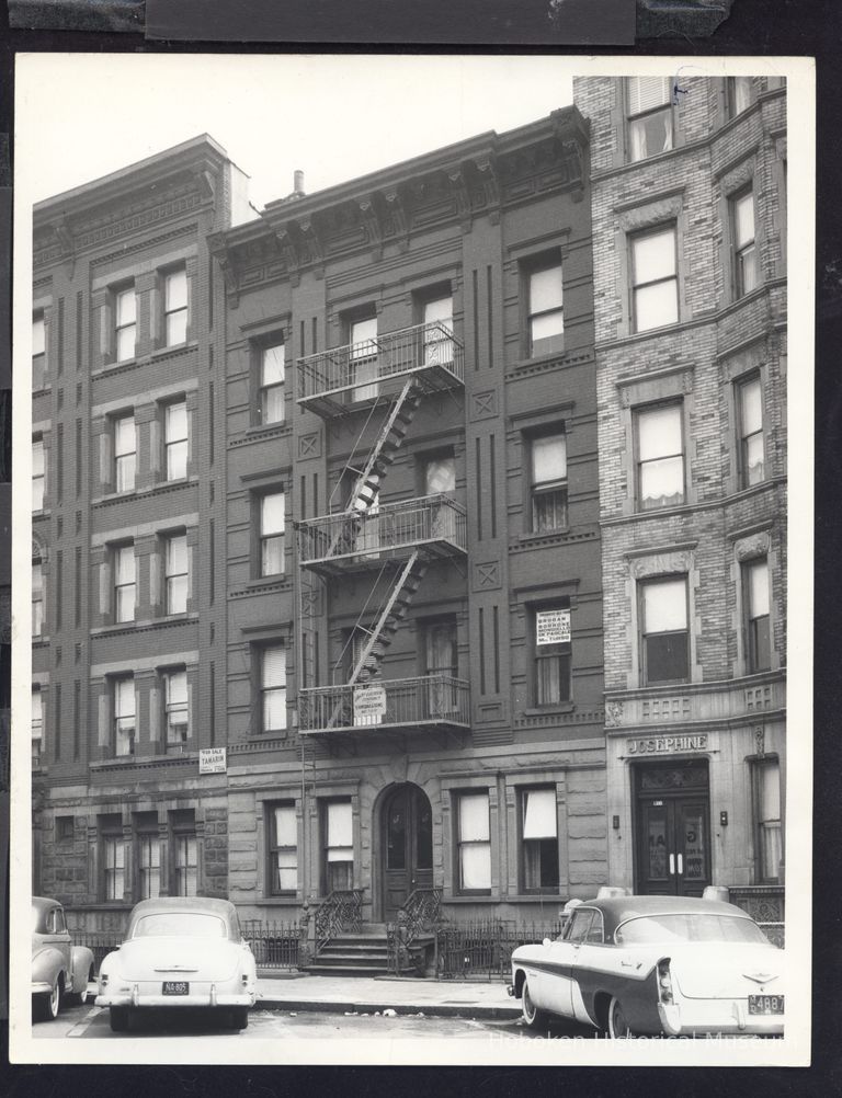 B+W Photo of 817 Washington St., Hoboken, NJ. Not dated picture number 1