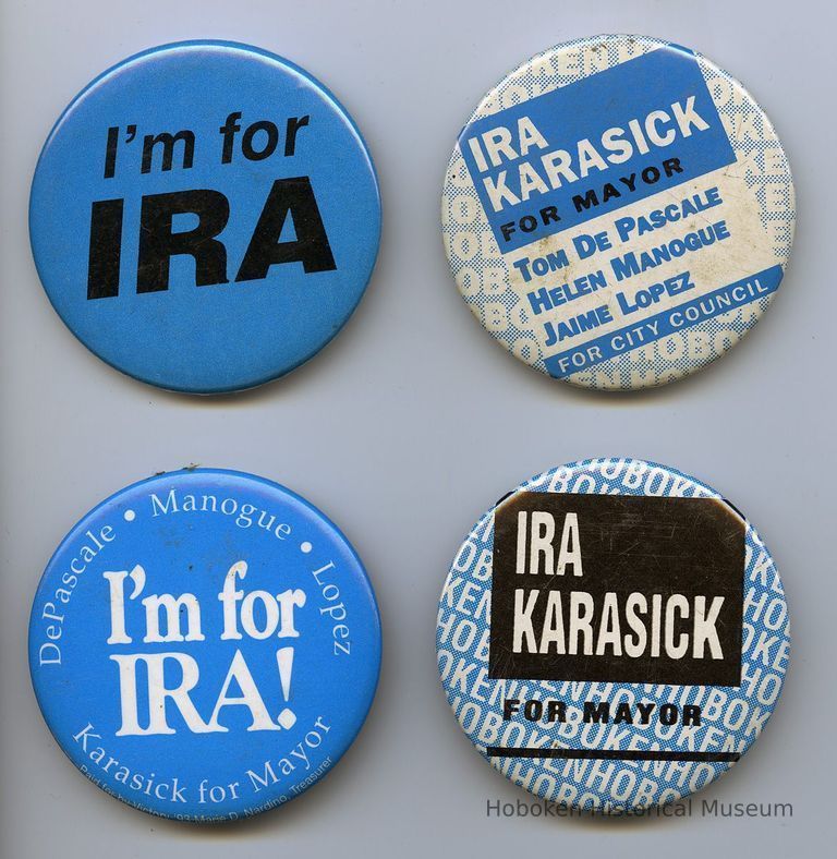 four Karasick buttons