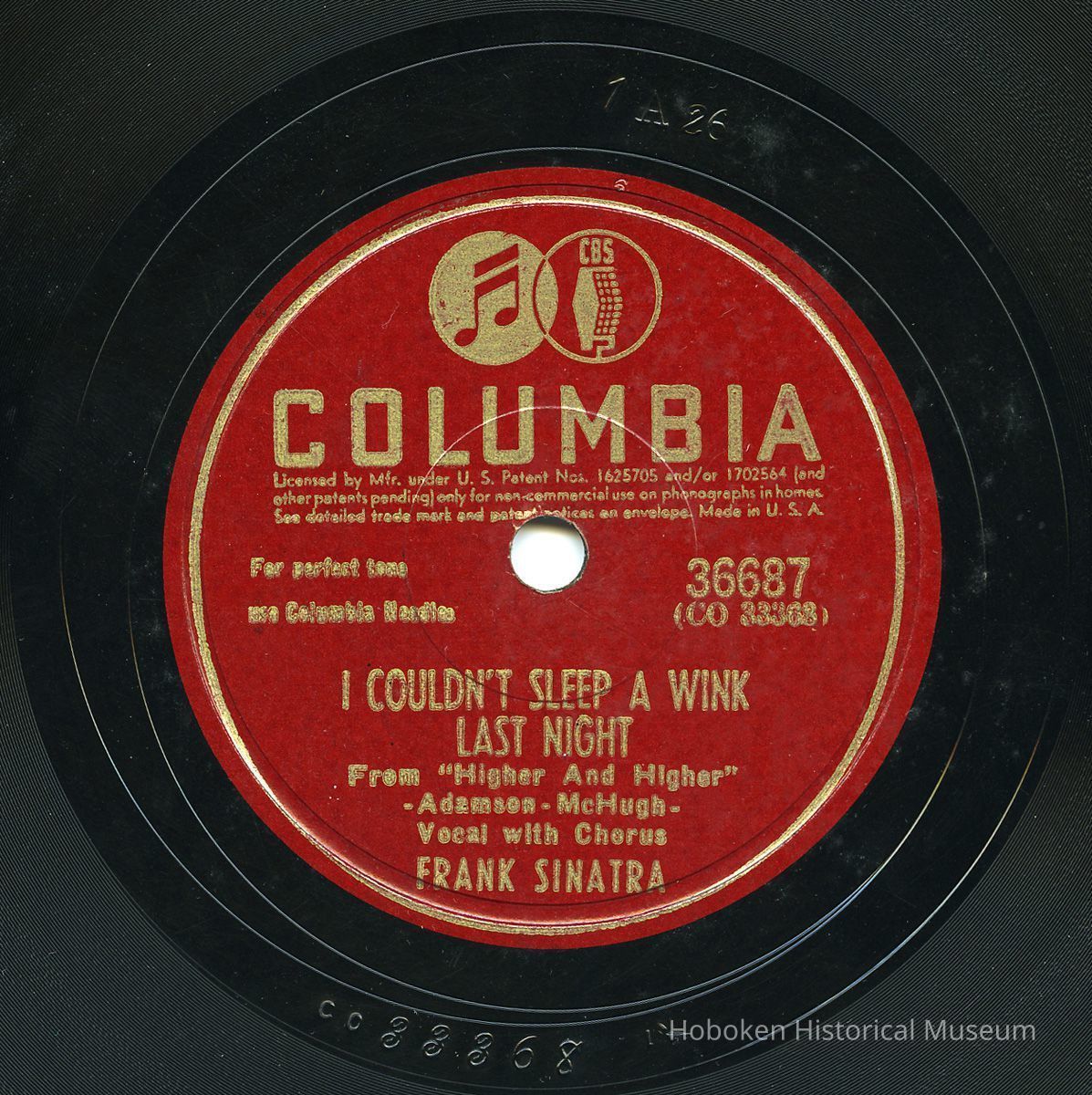 CO 33368 I Couldn't Sleep A Wink Last Night