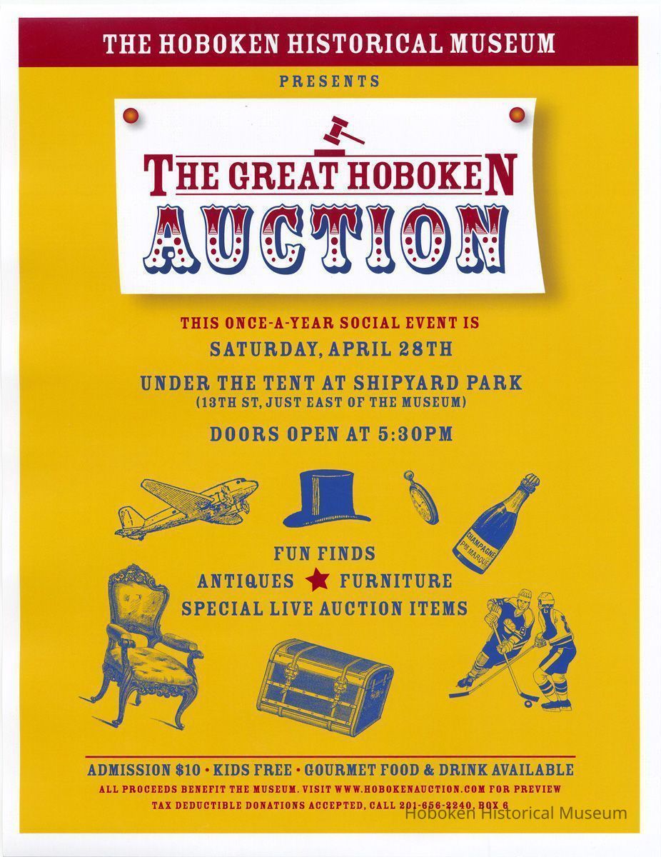 Small poster for The Great Hoboken Auction, Saturday, April 28, 2007. picture number 1