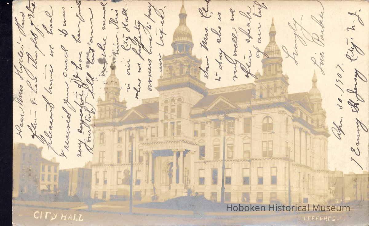 Postcard: City Hall, Jersey City, NJ picture number 1