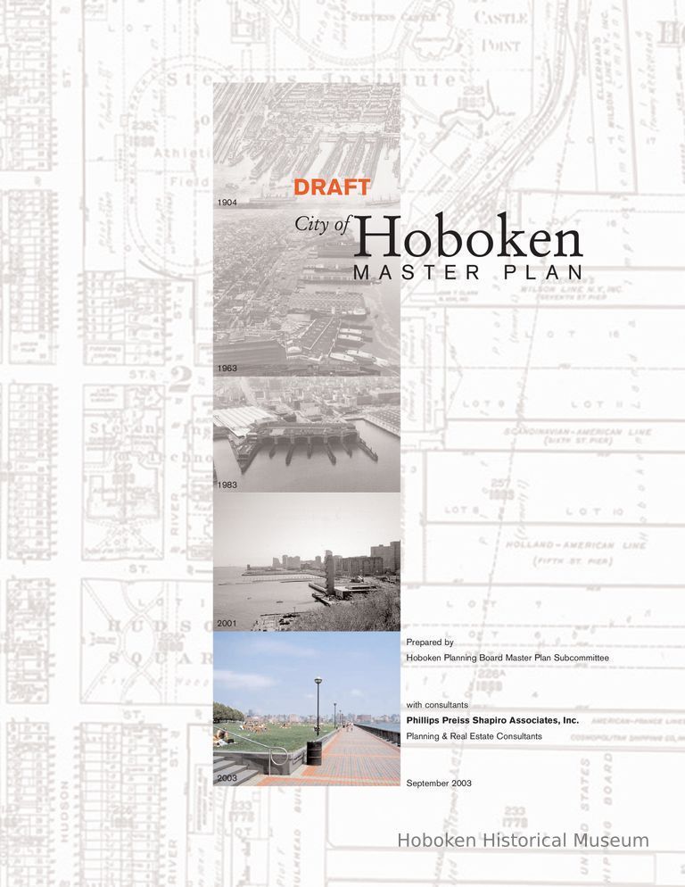 City of Hoboken, Full Master Plan, Draft version, September 2003. Digital PDF version, 139 pages. picture number 1