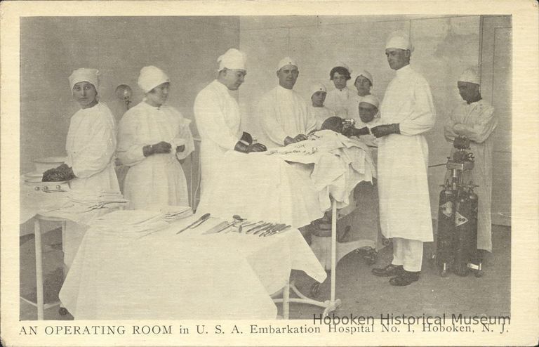 Postcard: USA Embarkation Hospital, Hoboken, NJ picture number 1